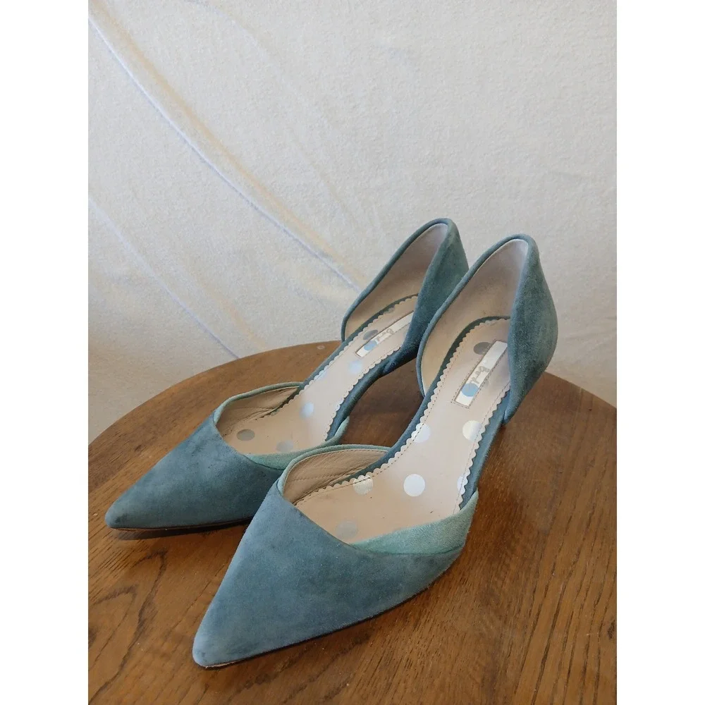 Boden teal suede d'orsay pumps EU 39.5 US 9